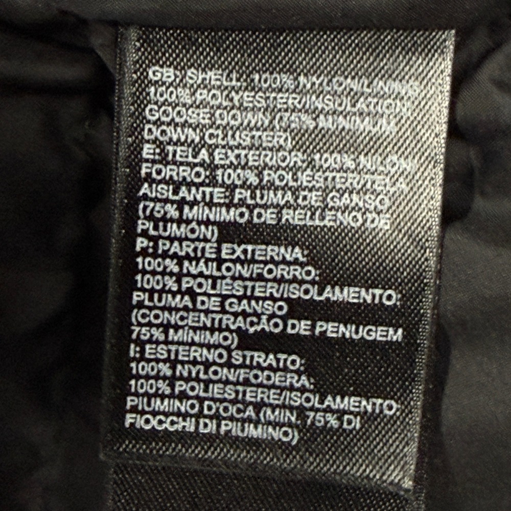 The North Face Mens Nuptse 700 Down Puffer Vest Black Medium NF002YO - Picture 5 of 10